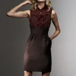 shoshanna abstract print sheath shoshanna abstract print sheath