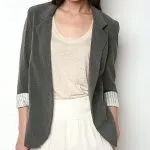 silence and noise open blazer silence and noise open blazer