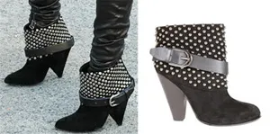 steve madden copies isabel marant's bootie