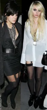 Thigh High Stockings Make a Visible Comeback