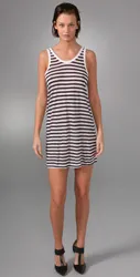 t by alexander wang striped baggy tank dress t by alexander wang striped baggy tank dress