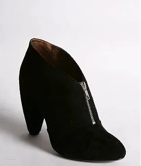 Deena & Ozzy Suede Zip Bootie
