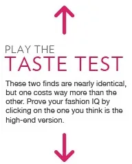 taste test