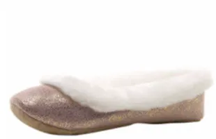 Topshop Eliza Fur Ballerina slippers