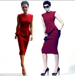 victoria beckham lookalike models posh's collection