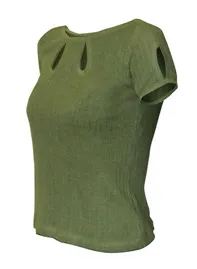 water jewel hemp blouse