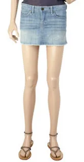william rast denim skirt