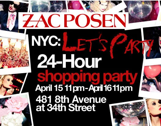 zac posen for target nyc shopping party