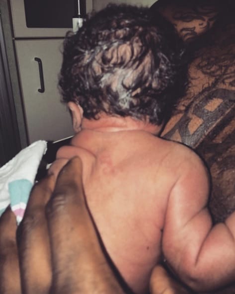 Her first child was born at home Teyana Taylor Iman Shumpert Baby