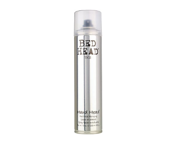 5. TIGI Bed Head Hard Head Hairspray TIGI Bed Head Hard Head Hairspray
