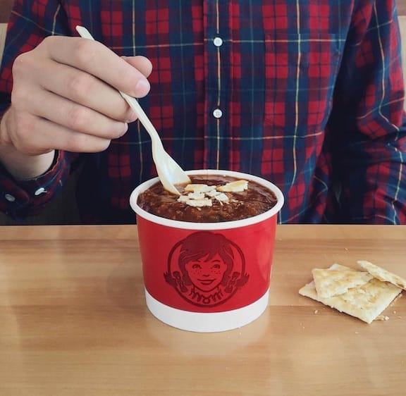never order wendys chili