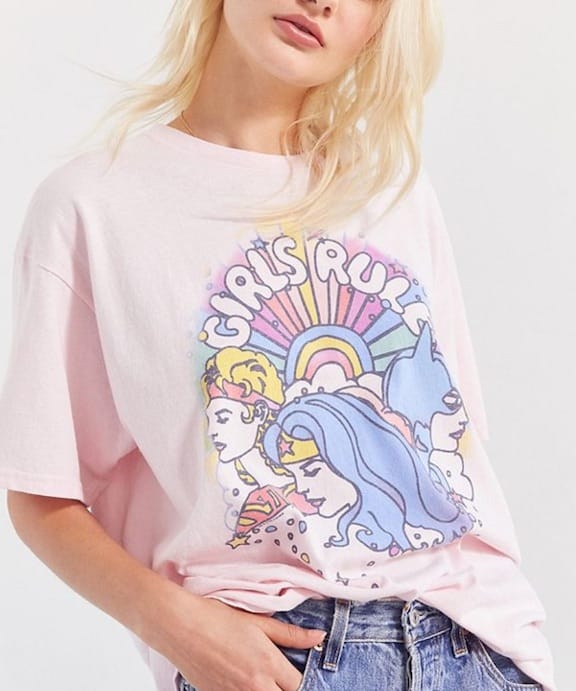 girls rule womens movement t-shirts