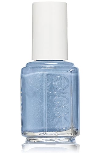 essie light blue nail polish