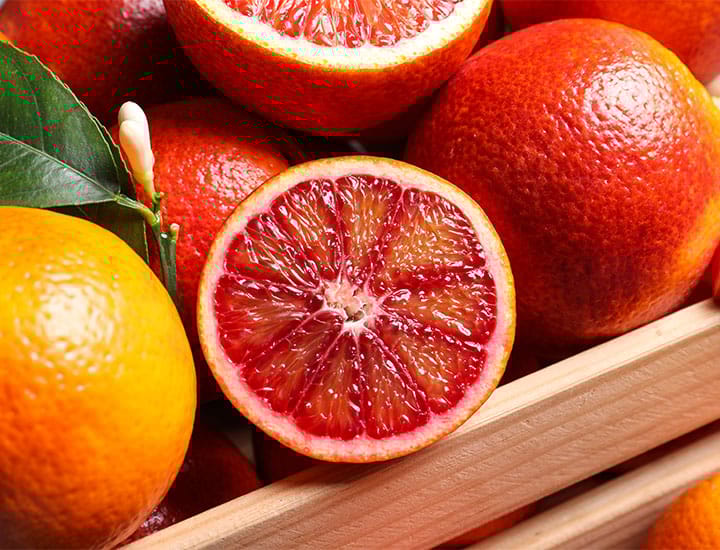 Blood oranges.