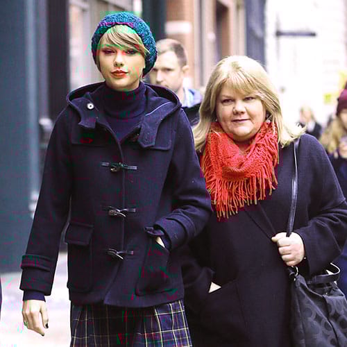 Taylor and Andrea Swift