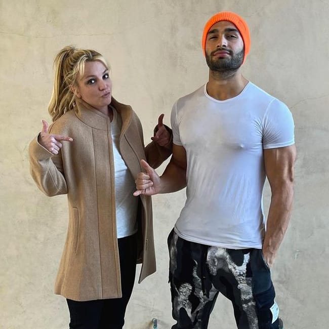 Britney Spears and Sam Asghari