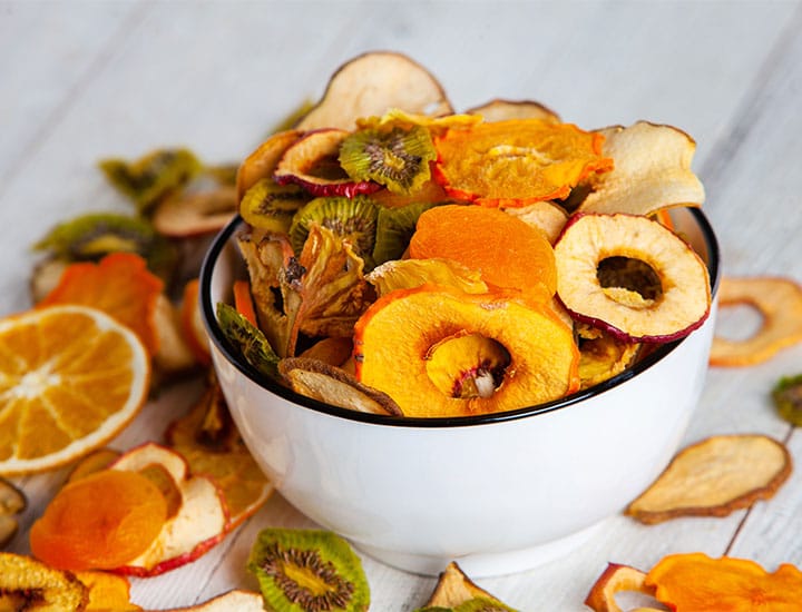 Dried fruit.