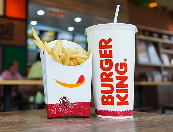 Burger King french fries and soda