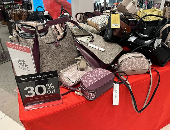 Macy's handbags on sale