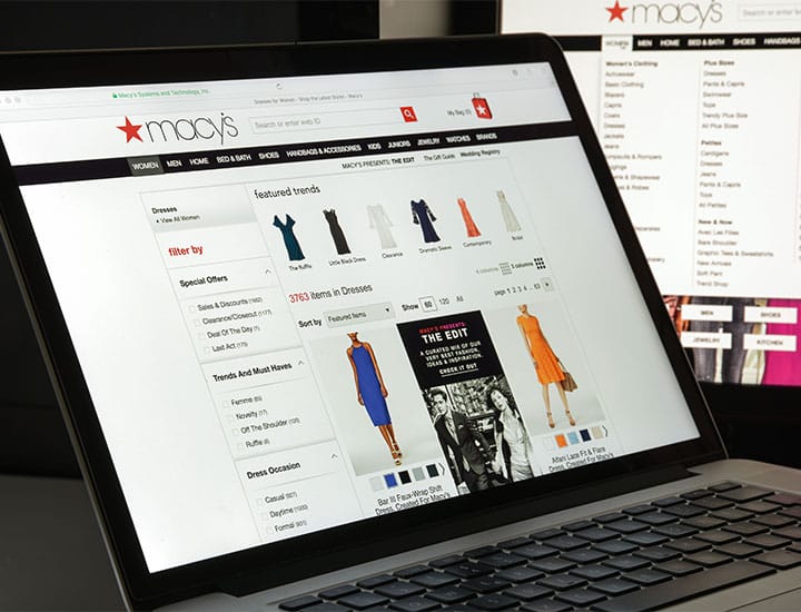 Macy's website