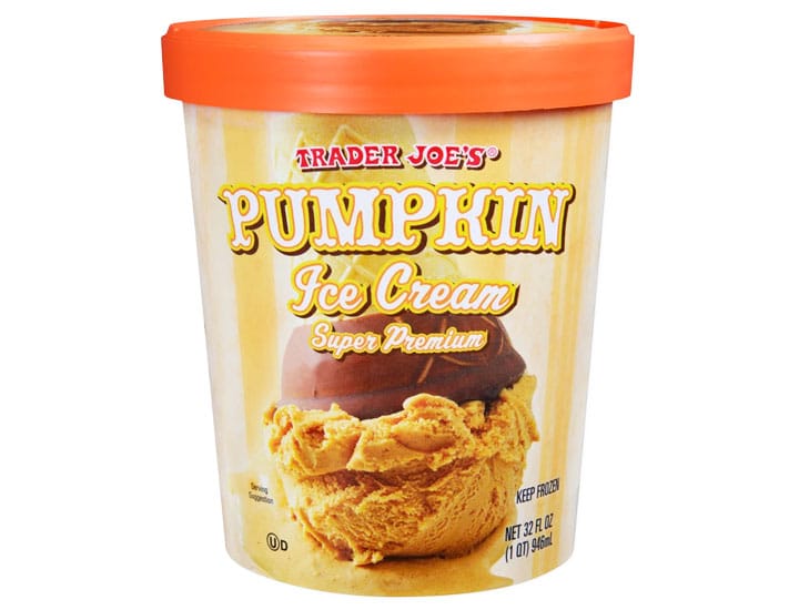 trader joe's pumpkin ice cream