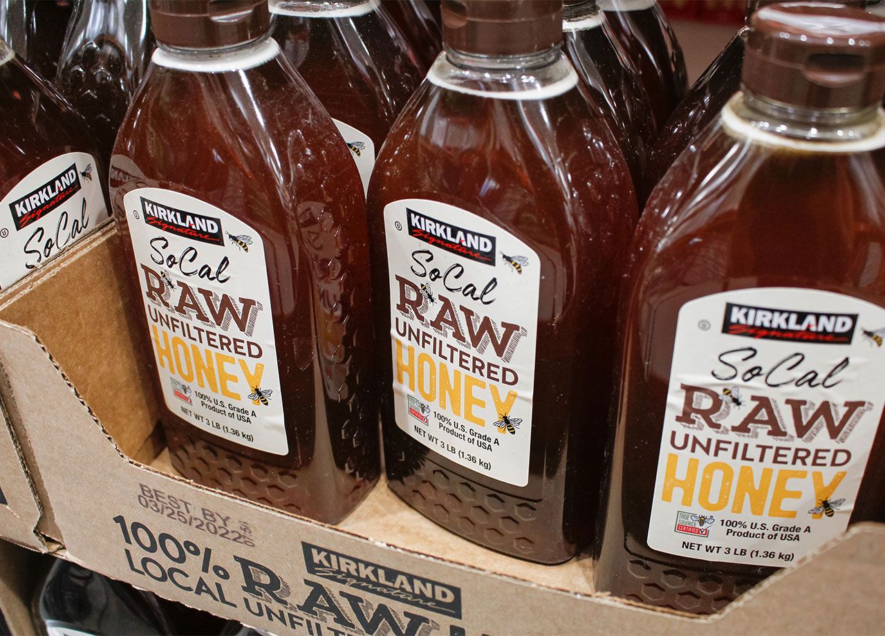 kirkland signature raw honey