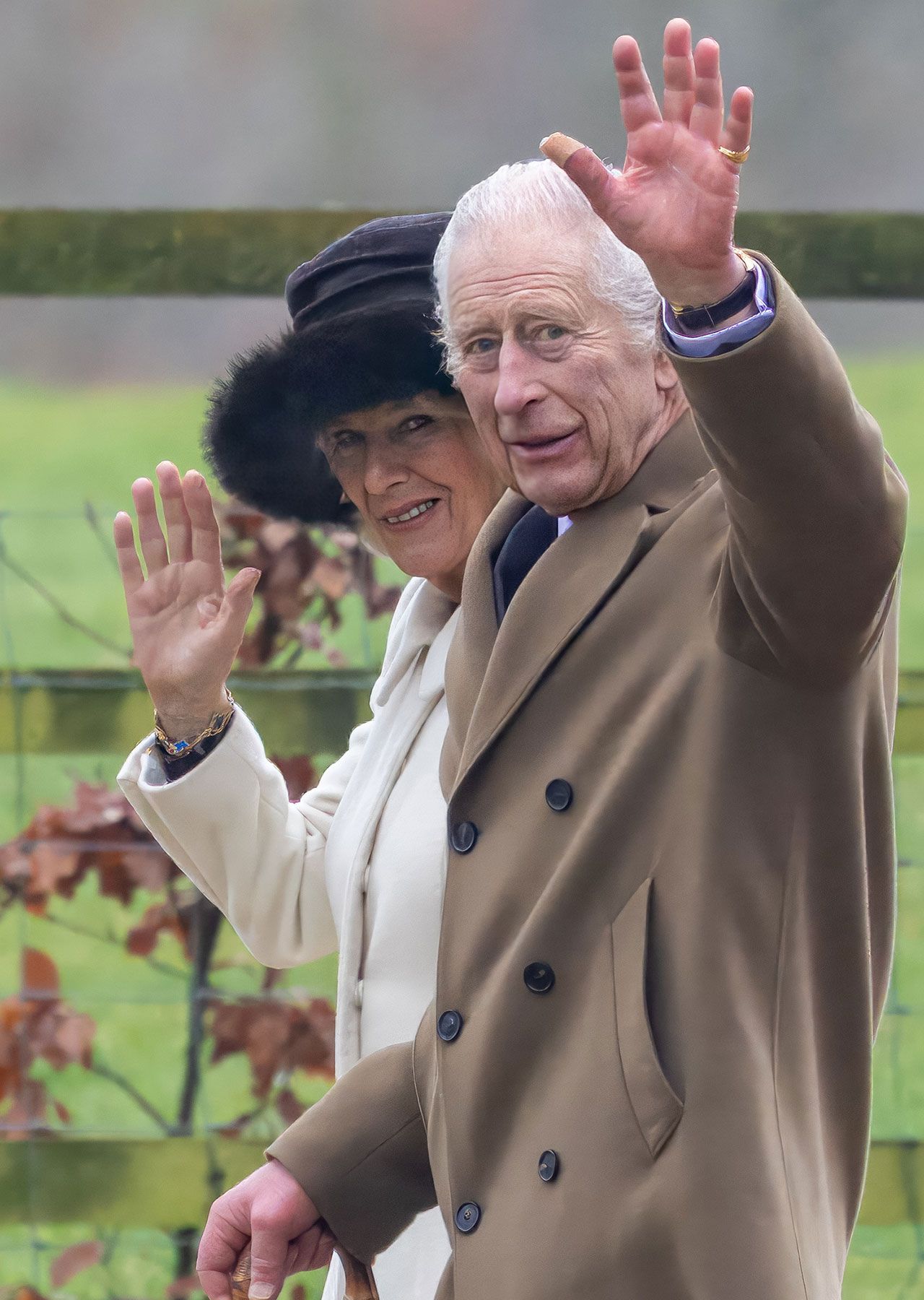 King Charles Queen Camilla St Mary Magdalene Church