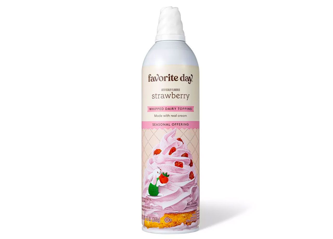 strawberry whipped cream