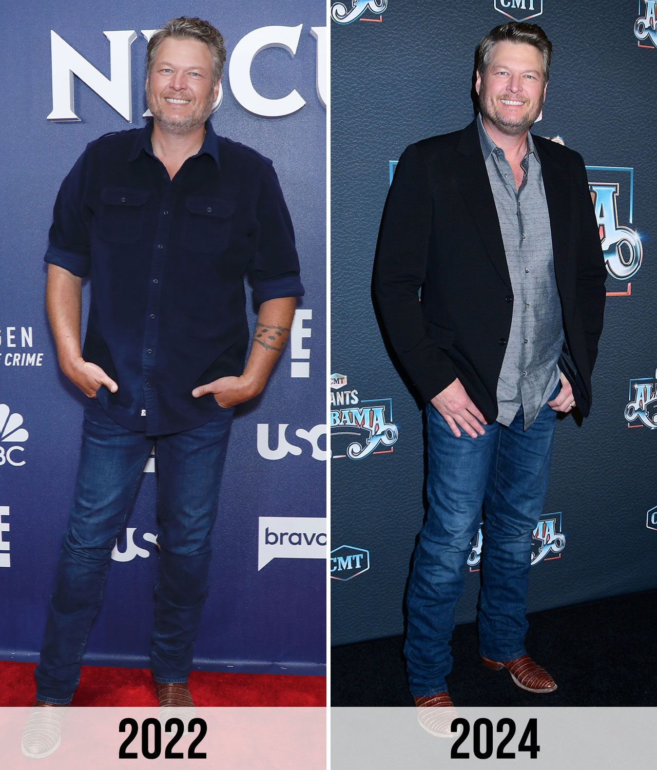 Blake Shelton weight loss 2022 to 2024