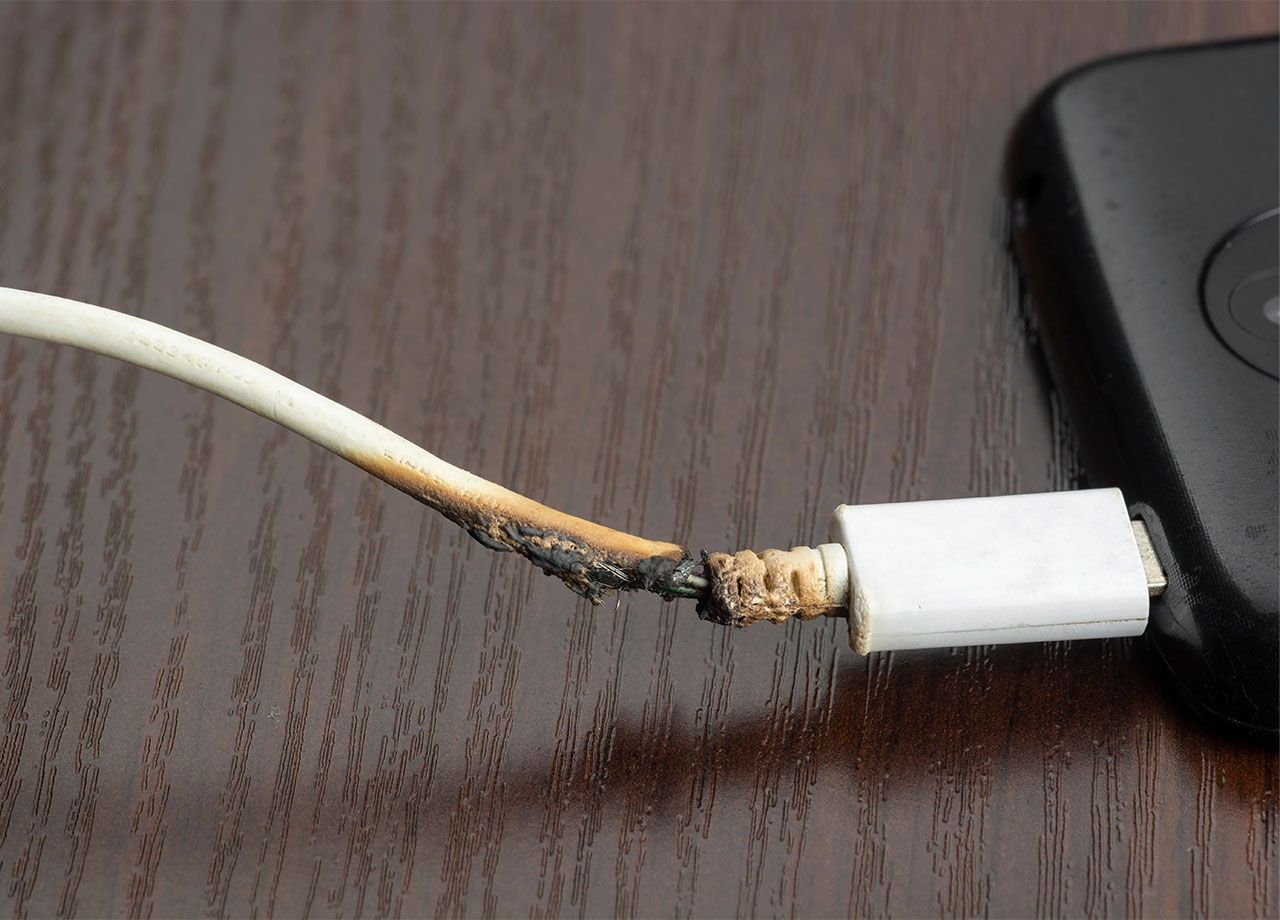 damaged-iphone-charger