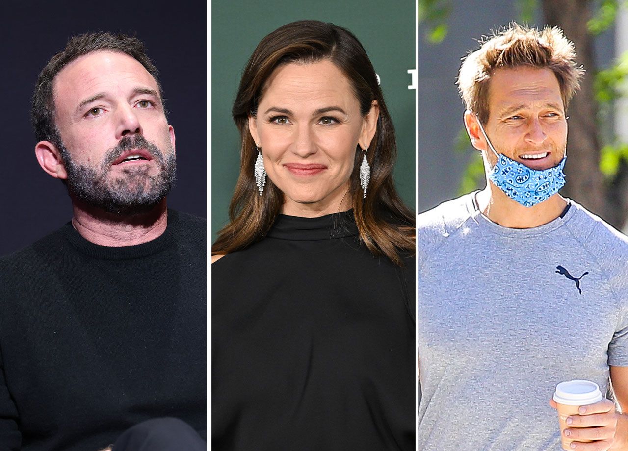 Ben Affleck and Jennifer Garner and John Miller