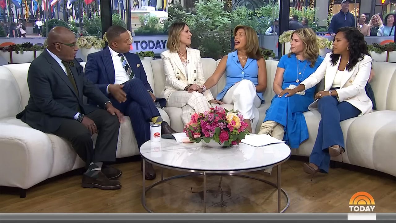 Hoda Kotb and Today Show Cast