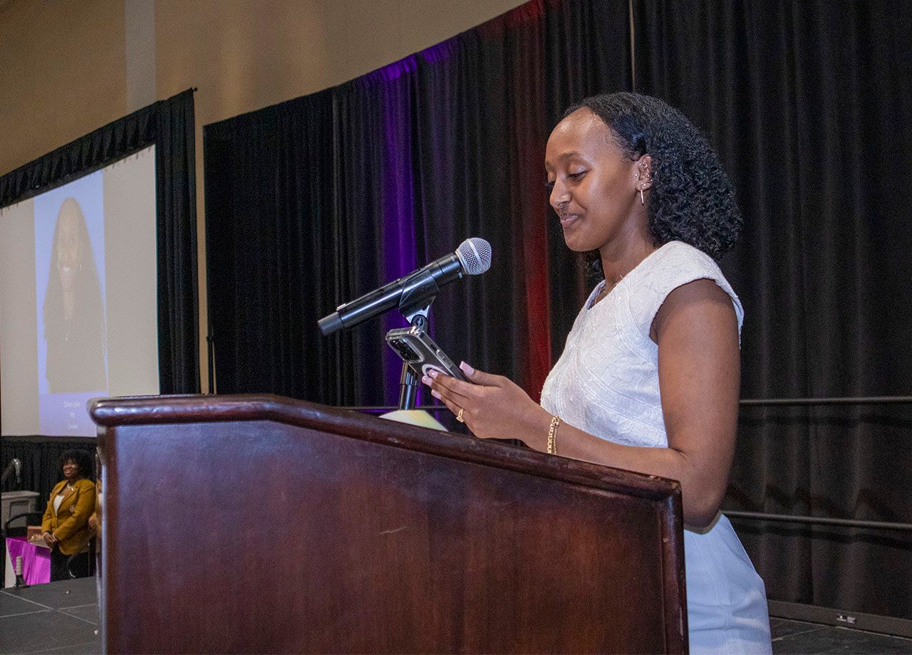 Zahara Jolie gives keynote speech at Women in Training Inc.'s Annual Mother-Daughter Brunch