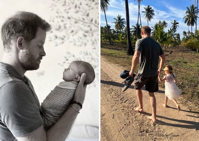 Prince Harry and Princess Lilibet pictures Instagram