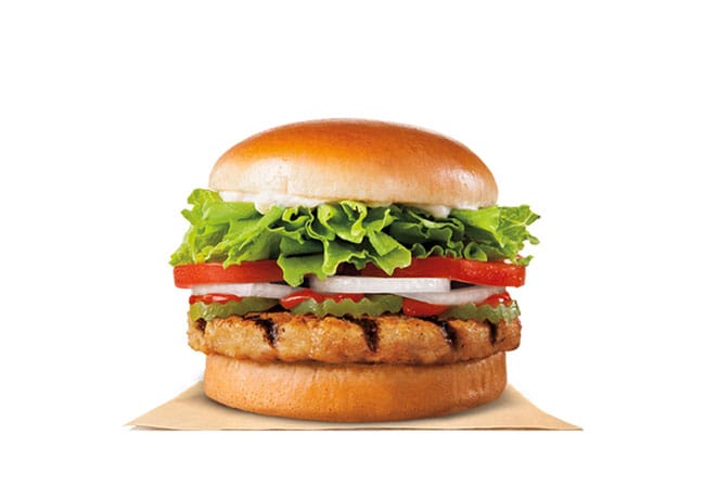 burger king grilled chicken sandwich