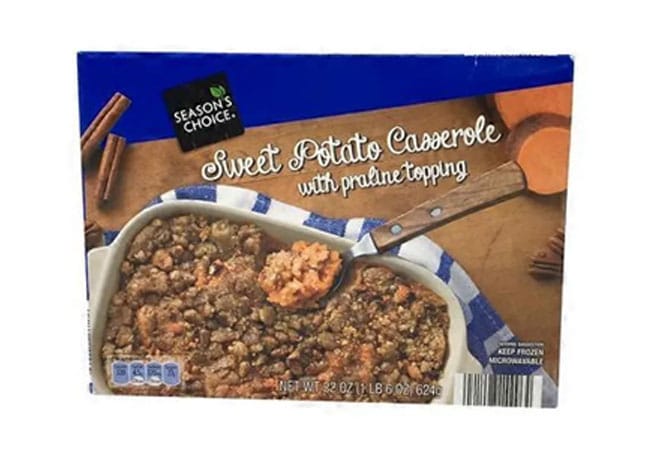 seasons choice sweet potato casserole
