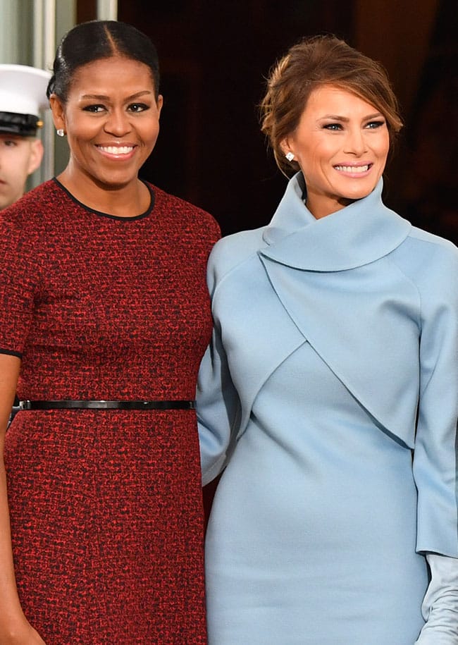 Melania Trump and Michelle Obama