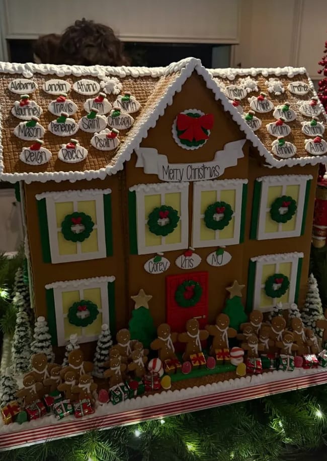 Kardashian gingerbread house