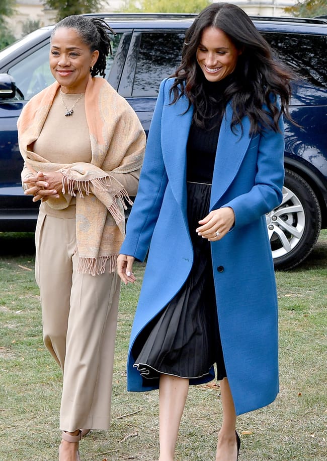 Meghan Markle and Doria Ragland cookbook event