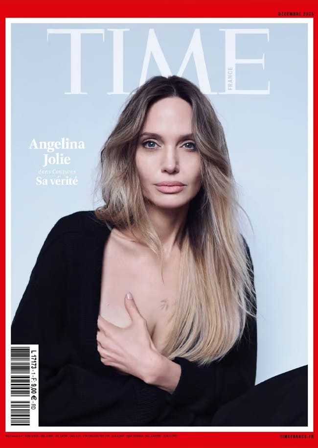 Angelina Jolie Time France cover