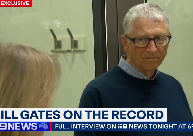 Bill Gates on 9 News Australia