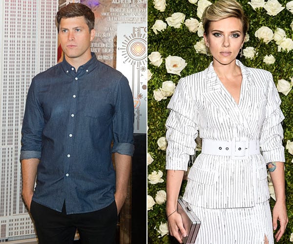 Scarlett Johansson and Colin Jost