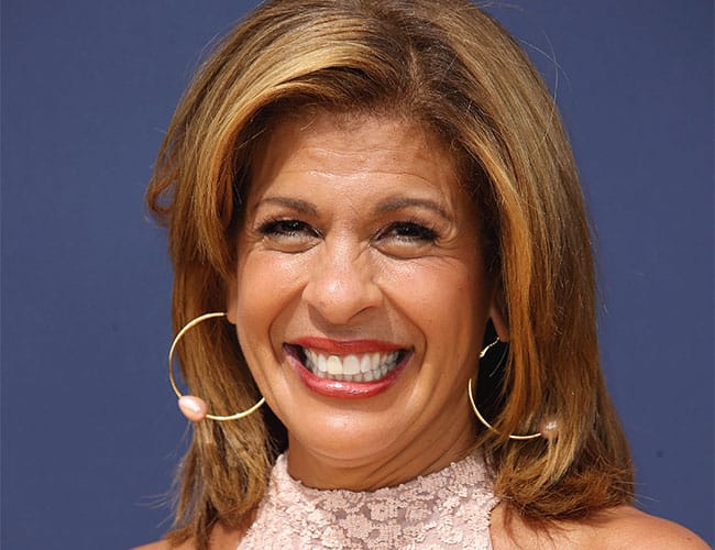 hoda kotb smiling pink top