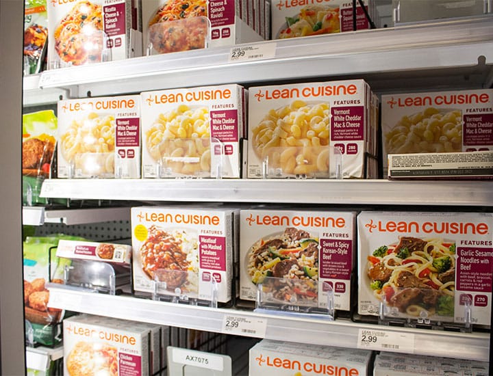 Frozen dinners.