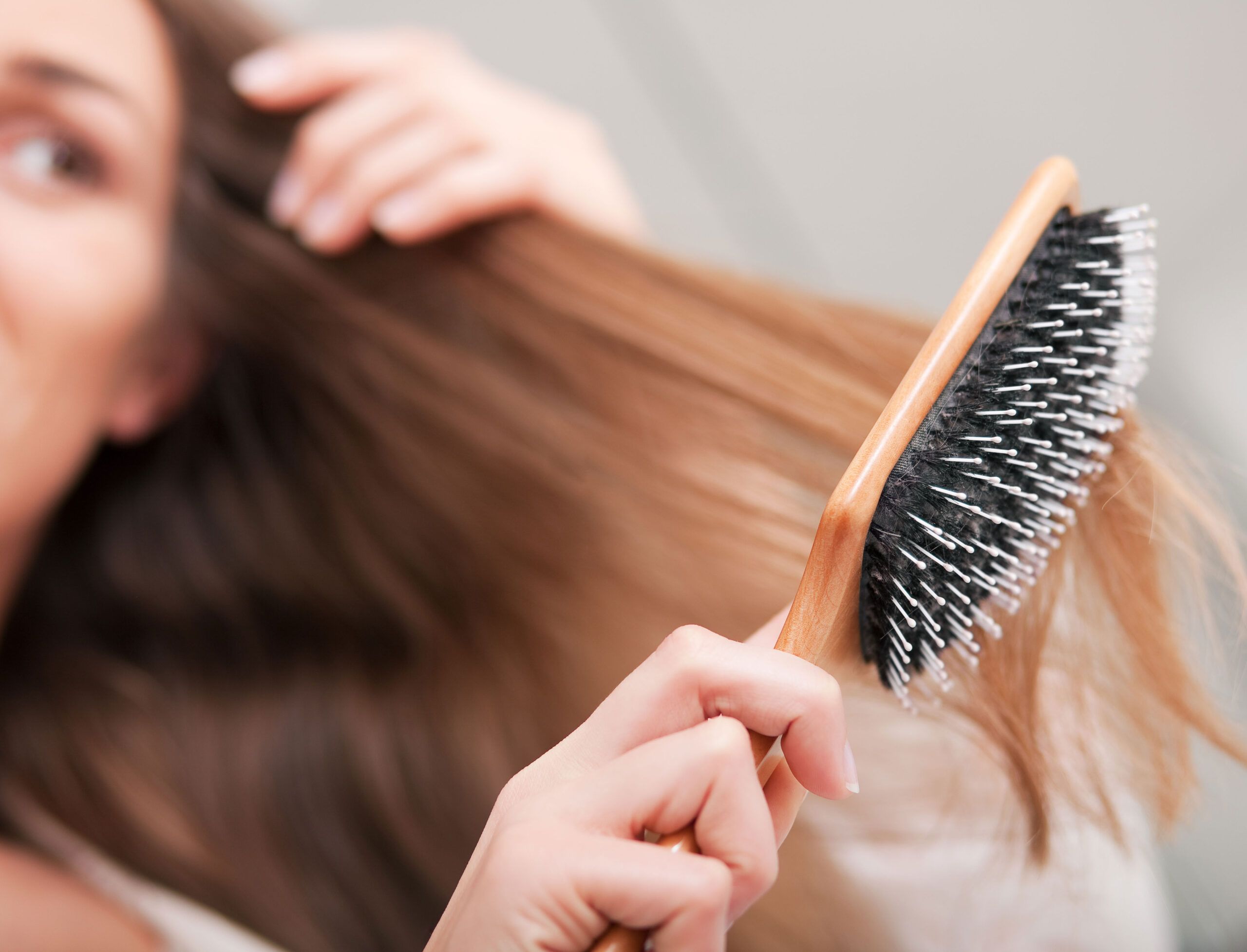 brushing-hair