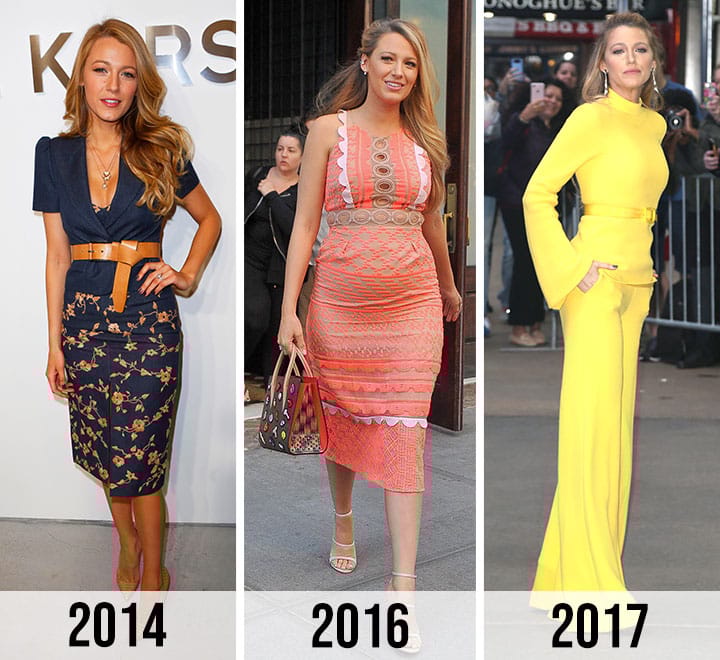 Blake Lively weight loss transformation 2014 2016 2017