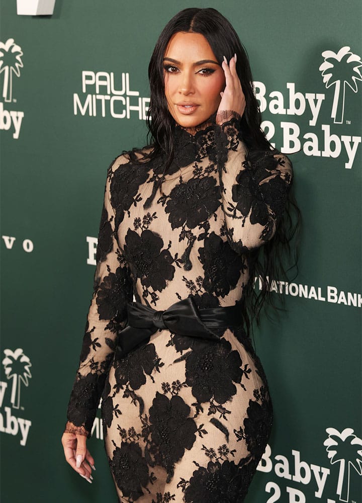 kim kardashian baby2baby gala