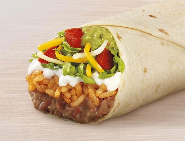 taco bell 7-layer burrito