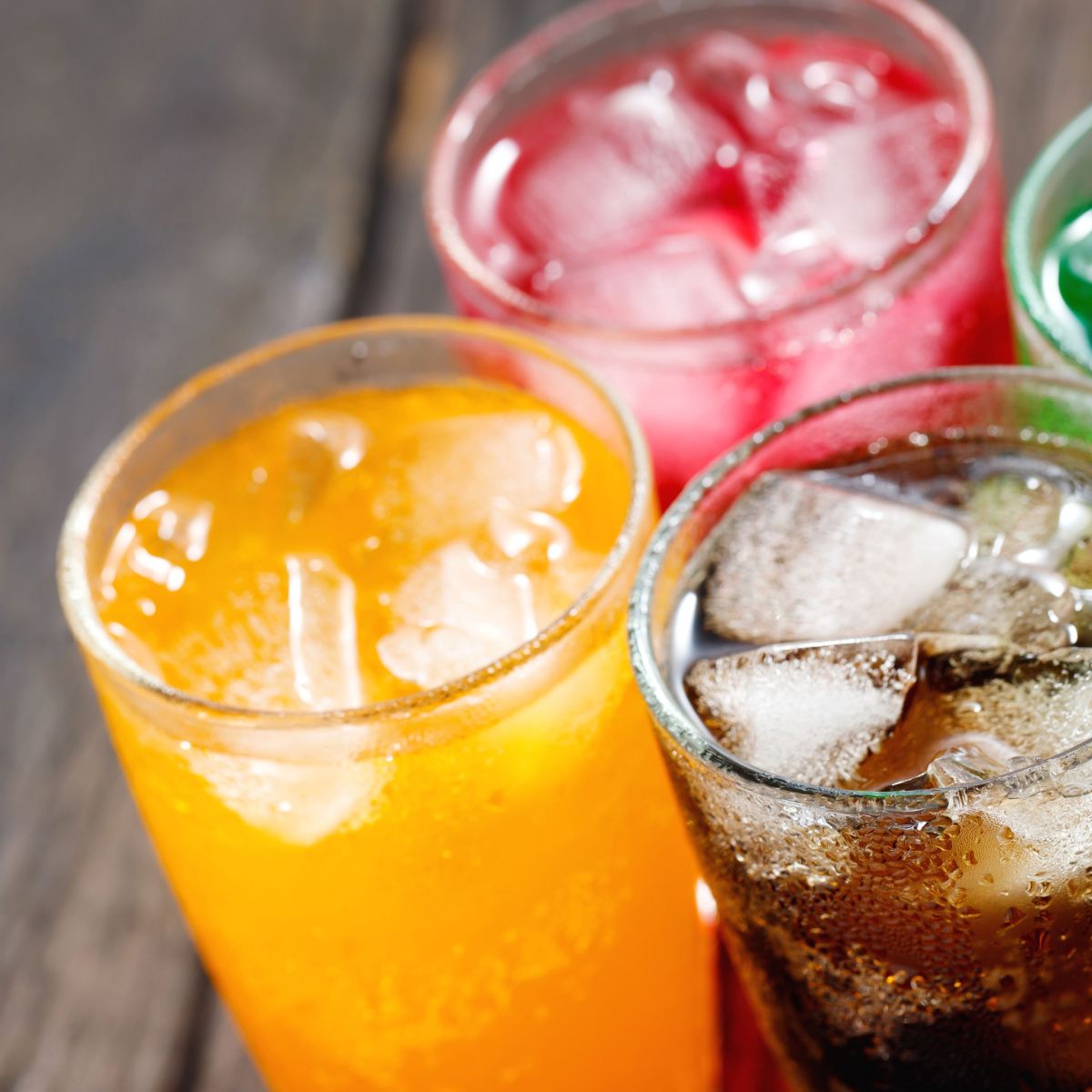 soda in glass