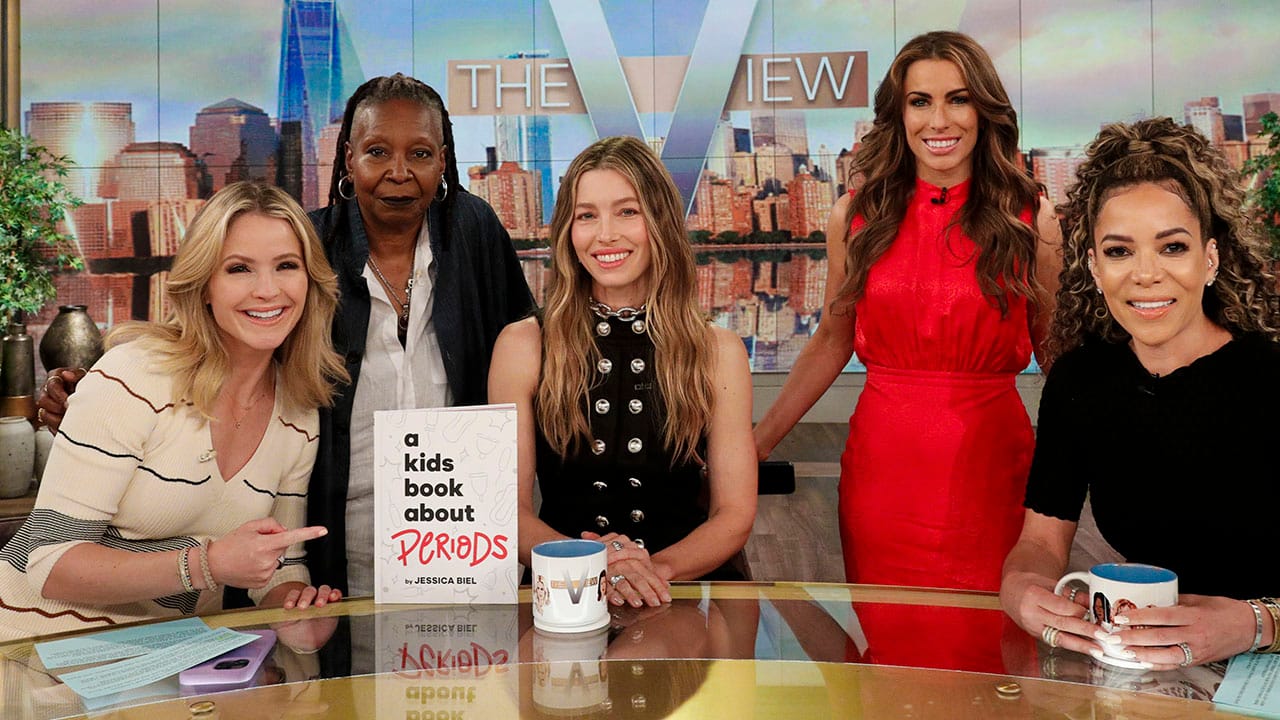 jessica biel the view
